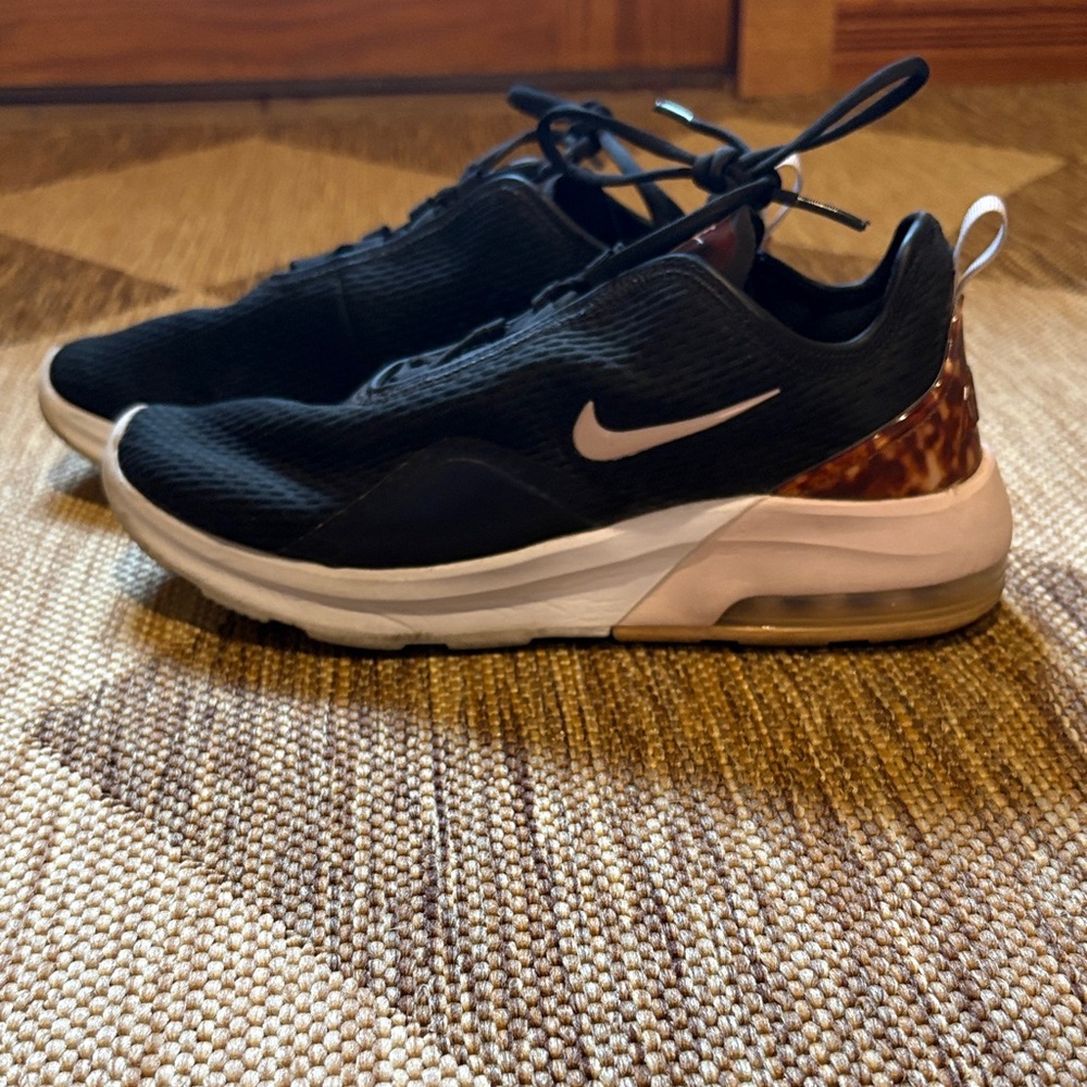 Nike Black and Pink Air Max Sneakers